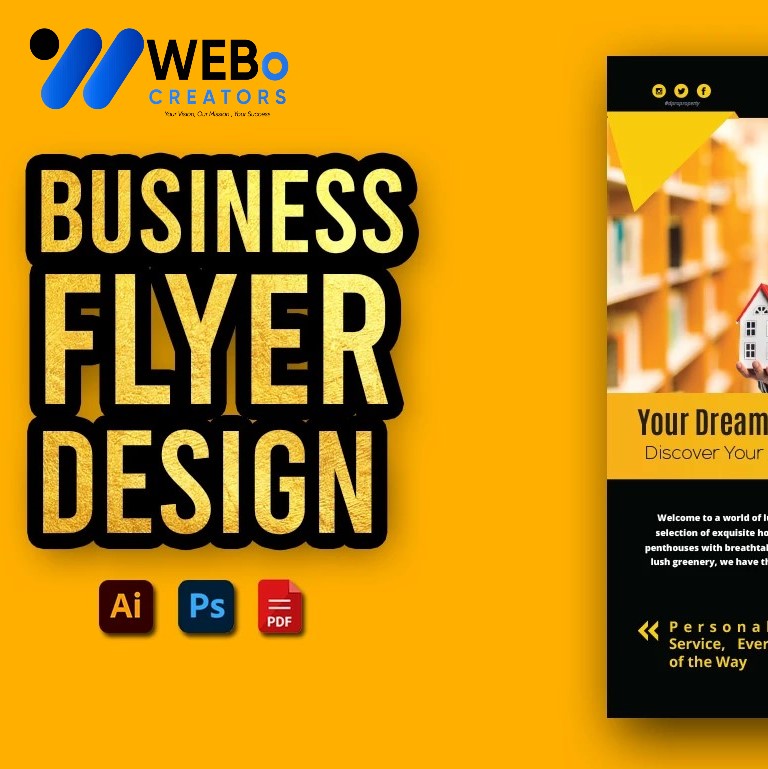 Creative Flyer Design for Moving Company in Jersey City | Flyer for Removals Services