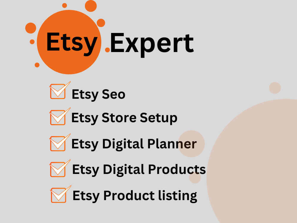 Etsy Shop Setup Service | Branding, SEO, Banner Design, Product Listings in Jersey City
