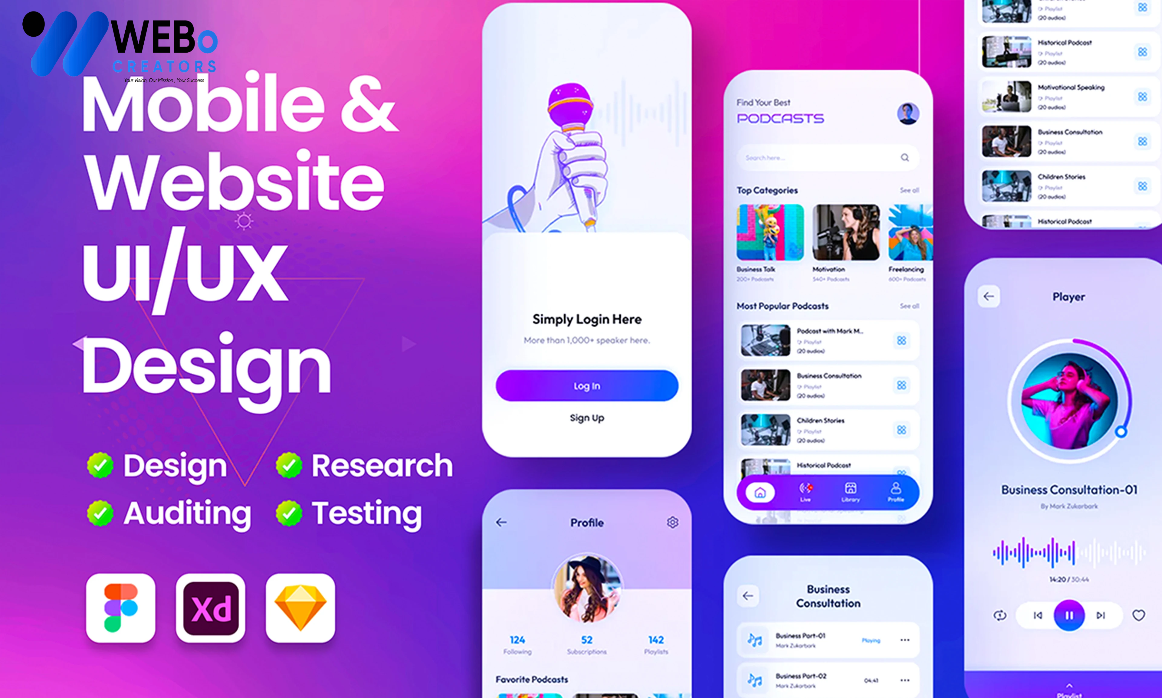Flutter App UI/UX Design | Beautiful Flutter Interface Design in Jersey City